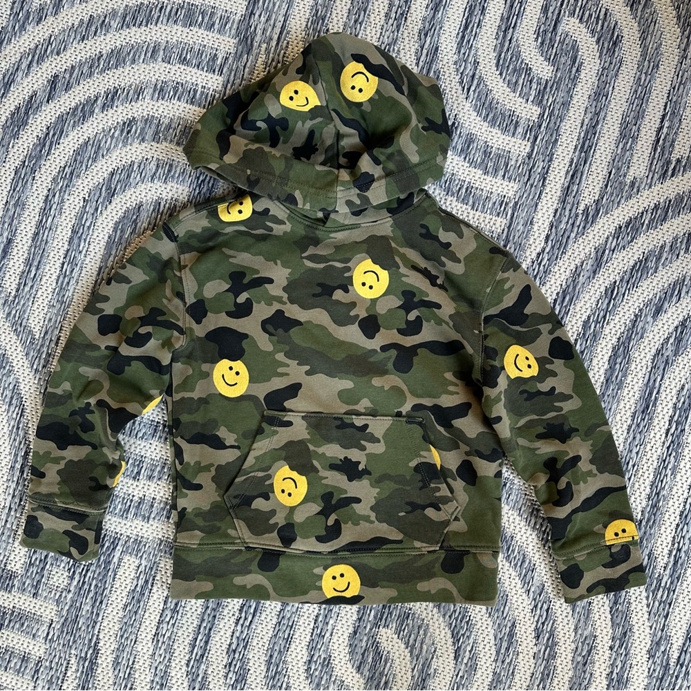 Old Navy Boys’ Smiley Face Camo Hoodie